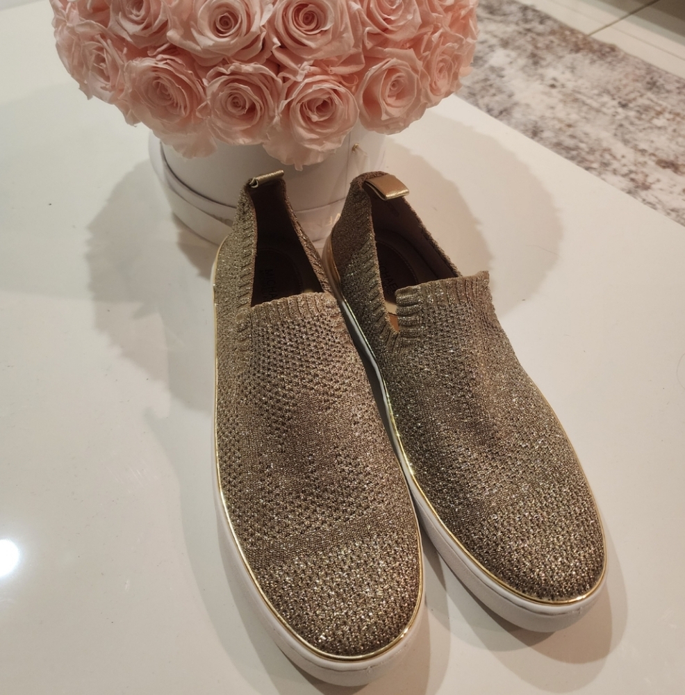 Gold Sneaker Shoe- New